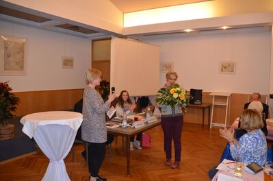 Verabschiedung der langjährigen Kreiskassiererin Gabriele Beckert